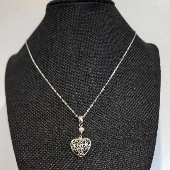 925 heart necklace - Picture 5 of 11